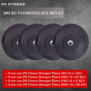 PH Fitness 280KG Olympische Rubberen Bumper Plates - 50mm - Voordeelset